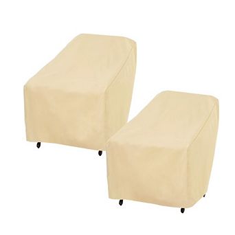 Patio Chair Covers for Outdoor Furniture, Waterproof 2 Pack, Heavy Duty Oxford Cloth
