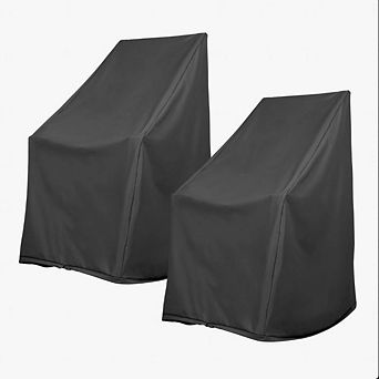 Patio Chair Covers for Outdoor Furniture, Waterproof 2 Pack, Heavy Duty Oxford Cloth
