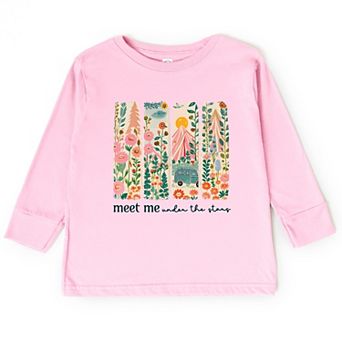 Meet Me Under The Stars - Toddler Long Sleeve Graphic Tee