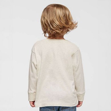 Watercolor Golf Bear - Toddler Long Sleeve Graphic Tee