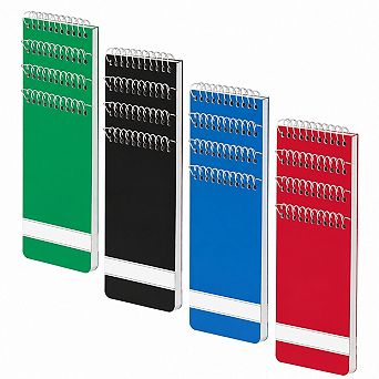 24 Pack College Ruled Memo Pads 3x5 in 60 Sheets Solid Colors For School Office Home