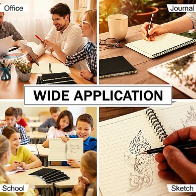 36 Pack Spiral Notebooks Bulk A5 Lined Paper Journal For School Office Home