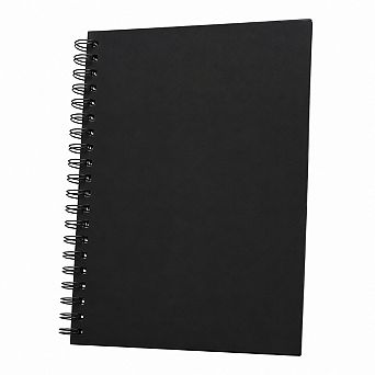 Hardcover Spiral Notebook Set 4 Pack College Ruled Thick Paper 160 Pages Per Notebook