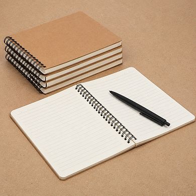 60 Pack A5 Spiral Lined Notebooks Bulk Hardcover Journal Travel School Office Supplies