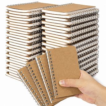 60 Pack Pocket Mini Spiral Notebooks Lined Memo Pads For Home School Office