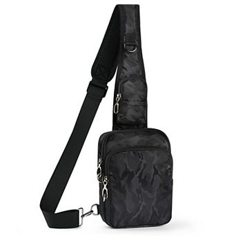 Anti Theft RFID Blocking Water Resistant Sling Bag Crossbody Travel Sport Work Bag