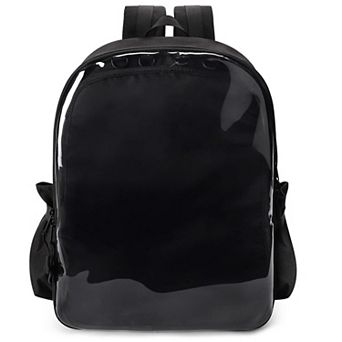 900D Canvas Ita Backpack With Clear Pin Display Window Large Capacity For School Travel