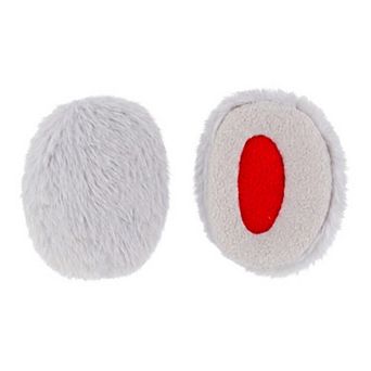 Bandless Ear Warmers Fleece Check Earless Earmuffs Windproof Winter Ear Covers
