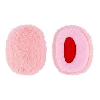 Bandless Ear Warmers Fleece Check Earless Earmuffs Windproof Winter Ear Covers