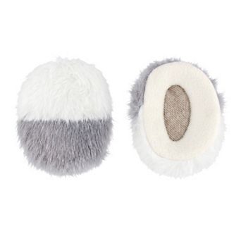 Bandless Earmuffs Color Block Winter Ear Warmers for Women Men