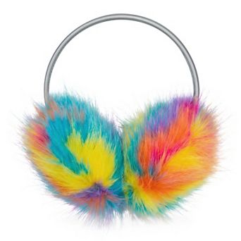 Cozy and Colorful Fluffy Earmuffs for Women, Perfect for Winter Warmth