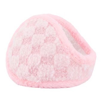 Classic Plaid Behind-the-Head Faux Fur Earmuffs for Ultimate Winter Comfort and Style
