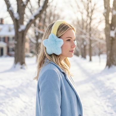 Cute Star Earmuffs for Women Warm and Plush for Winter