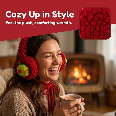 Cute Plush Earmuffs for Women Winter Warm Ear Covers