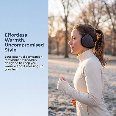 Winter Ear Muffs for Men Behind-the-Head Fleece Ear Warmers
