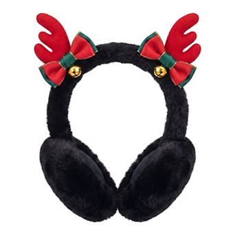 Reindeer Plush Earmuffs Foldable Winter Ear Warmers