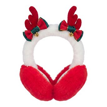 Reindeer Plush Earmuffs Foldable Winter Ear Warmers