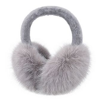Colorful Pom-Pom Plush Earmuffs Faux Fur Winter Ear Warmers