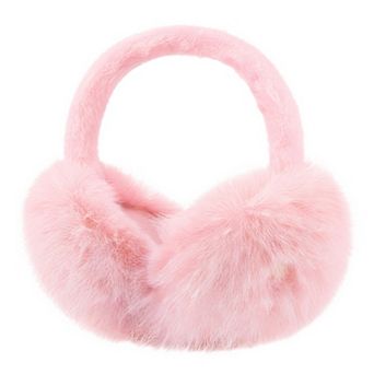 Colorful Pom-Pom Plush Earmuffs Faux Fur Winter Ear Warmers