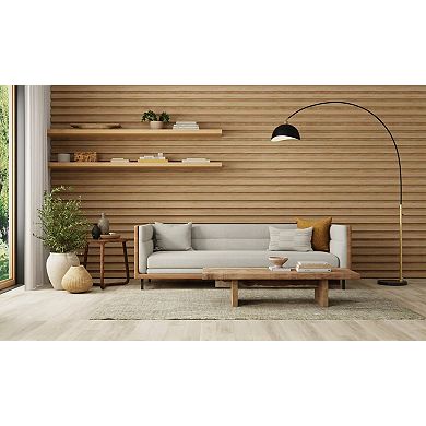 HomeRoots Rectangle Abstract Polyester Area Rug