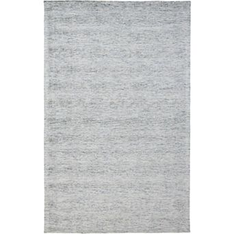 HomeRoots Rectangle Abstract Viscose Area Rug