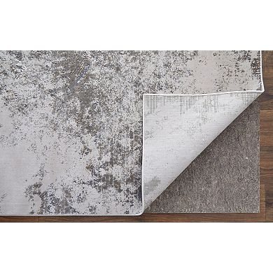 HomeRoots Rectangle Abstract Polypropylene Area Rug