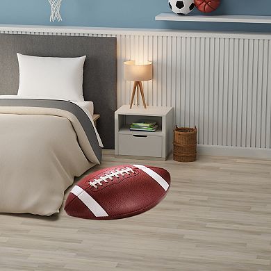HomeRoots Novelty Juvenile/Youth Polyester Area Rug