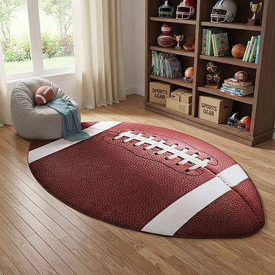 HomeRoots Novelty Juvenile/Youth Polyester Area Rug