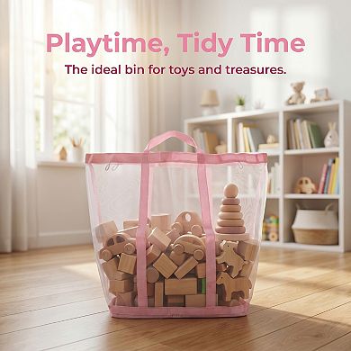 13.8x8.7 inch 1 Pcs Collapsible Laundry Basket, Lightweight Laundry Hamper with Handles