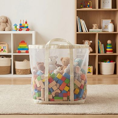 13.8x8.7 inch 1 Pcs Collapsible Laundry Basket, Lightweight Laundry Hamper with Handles