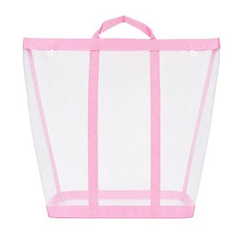 13.8x8.7 inch 1 pc Collapsible Laundry Basket, Lightweight Laundry Hamper with Handles