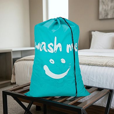 2 Pack Travel Laundry Bag Waterproof Wet Dry Bag, Lightweight Mesh Dirty Clothes Hamper