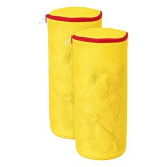 2 Pack Polyester Cylinder Shoe Bag for Washing Machine, Non-Slip Padded Wash Bag for Sneaker Cleaner