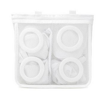 1 Pack Polyester Shoe Bag for Washing Machine, Mesh Laundry Bag Zippered Shoe Protector for Washing