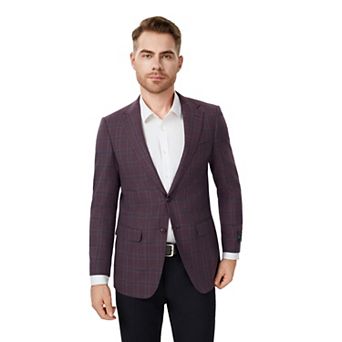 Men's Bespoke Window Pane Sportscoat