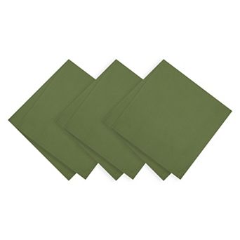 Set of 6 Cloth Napkins Cotton Washable and Reusable Table Dinner Napkins for Home Weddings