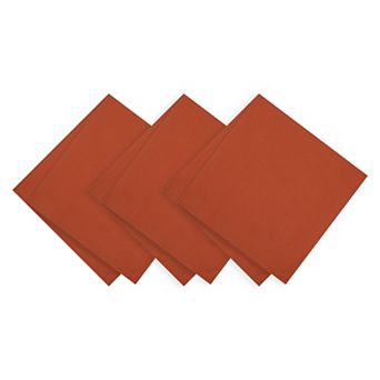 Set of 6 Cloth Napkins Cotton Washable and Reusable Table Dinner Napkins for Home Weddings
