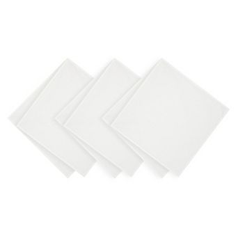 Set of 6 Cloth Napkins Cotton Washable and Reusable Table Dinner Napkins for Home Weddings