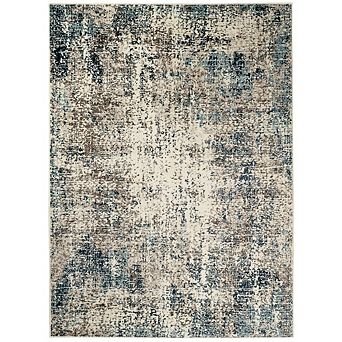 HomeRoots Rectangle Abstract Polypropylene Area Rug