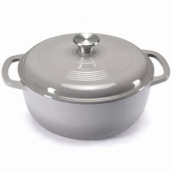 YIORTWO 6-qt Enameled Cast Iron Dutch Oven with Lid for Bread Baking and Slow Cooking