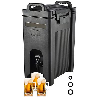 YIORTWO 5 Gallon Insulated Beverage Dispenser Hot and Cold Drink Server with Spigot