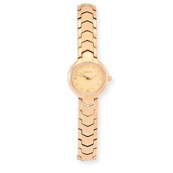Elgin Women's 22.7mm Gold Tone Link Bracelet Analog Watch - EG386