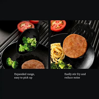 YIORTWO 5 Piece Kitchen Utensil Set Stainless Steel and Nylon Cooking Tools for Kitchen