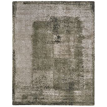HomeRoots Rectangle Abstract Polypropylene Blend Area Rug