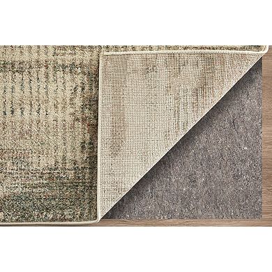 HomeRoots Rectangle Abstract Polypropylene Blend Area Rug