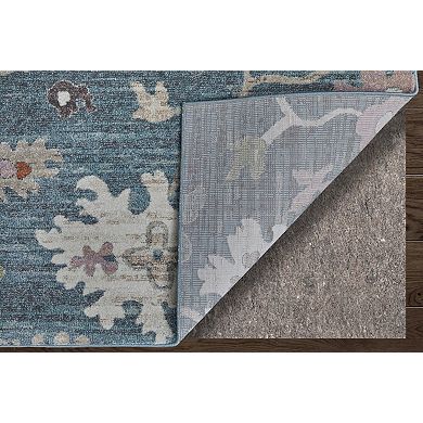 HomeRoots Rectangle Abstract Polypropylene Blend Area Rug