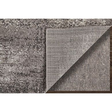 HomeRoots Rectangle Abstract Polypropylene Blend Area Rug