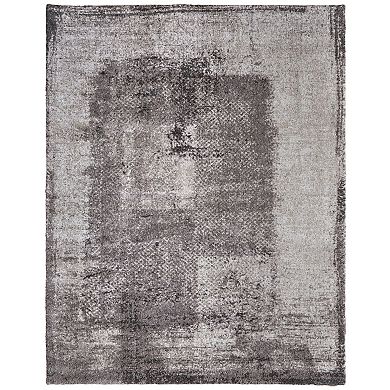 HomeRoots Rectangle Abstract Polypropylene Blend Area Rug