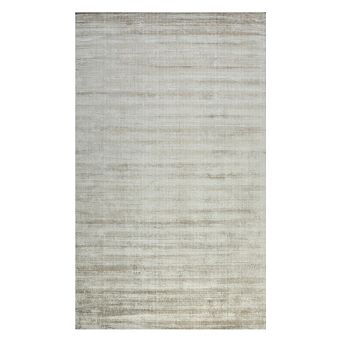 HomeRoots Rectangle Abstract Viscose Area Rug