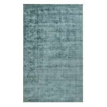 HomeRoots Rectangle Abstract Viscose Area Rug